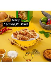 Family 5 Pcs Sayap/p. Bawah