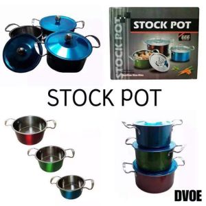 KK Stock Pot High Quality Kitchenware 3pcs Se