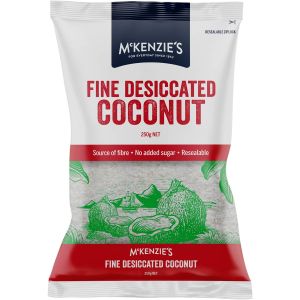 Mckenzie fine desiccated coconut 250g