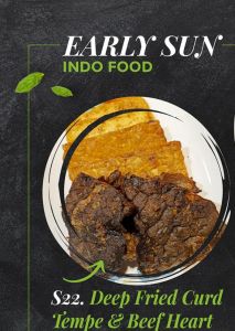 S22 Deep Fried Curd Tempe & Beef Heart