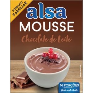 Mousse Alsa Chocolate dupla 2x150g