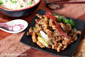 49. Phad Prik Moo (Spricy fried Stir Pork in Chili sauce)