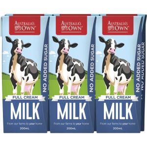 Australia's own full cream milk 200 ml
