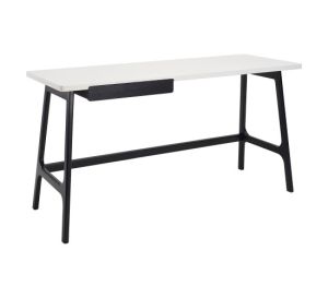 'HINLIM MANDO WORKING DESK WHITE/OAK L1450xW1438xH750mm#124057'