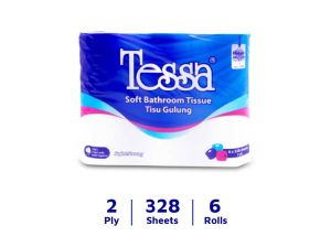 Tessa Soft Bathroom Tissue 6Rolls/ 328s