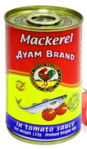 Ayam Brand sardines in tomato sauce 155g