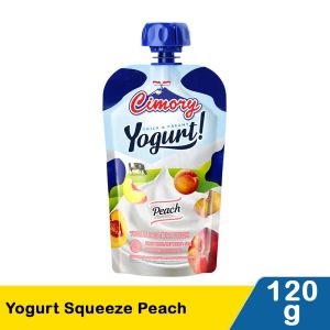 cimory yogurt peach 120g