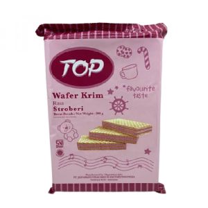 Top wafer Krim Stroberi 300g