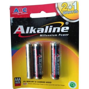 alkaline AAA millennim power 4pcs