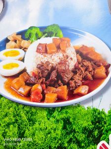 盖饭 nasi mangkuk 