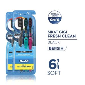 Oral-B fresh clean black 3s