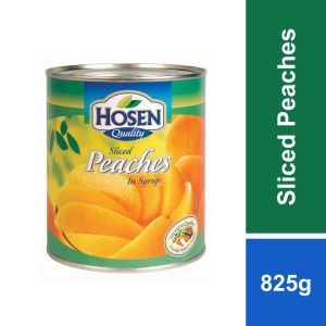 hosen peaches sliced in syrup 825gr