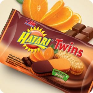 Hatari twins chocolate &  orange 200g