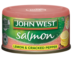 John West Salmon Lemon & Cracked pepper 95g