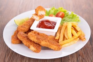 Frango Panando com Batatas  Fritas "Friday 21st April"