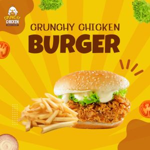 Crunchy Chicken BURGER 