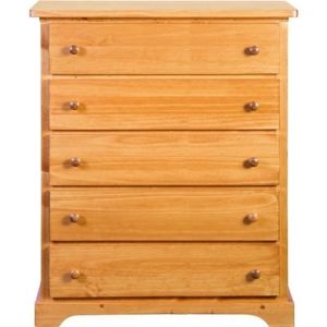  CARRARO CHEST 5 DRAWER  LEGNO 600x714x398 MM #  565/19370