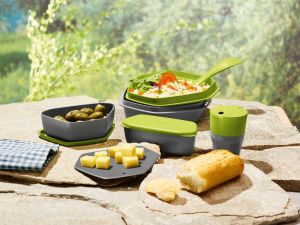 crivit  camping essgeschirr camping food set