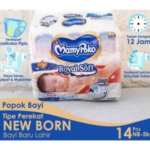 mamypoko royal soft perekat NB-14
