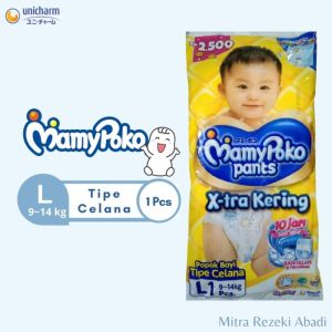 MamiPoko Pantsn X-tra Kering Tipe Celana L