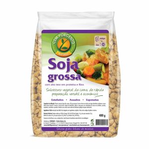 Soja grossa cem porcento ( subsituto vegetal de came) soy 100% thick