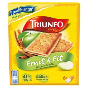 Bolacha fruit& fit maca canela 148g