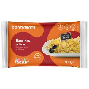 Bacalhau a bras continente 300g