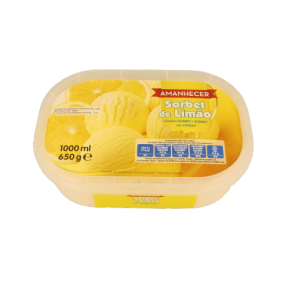 GELADO AMANHECER SORBET LIMÃO 1000mL
