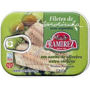 Sardine Fillet Boneless Olive oil 100g Ramirez