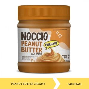 Noccio creamy peanut butter 340g