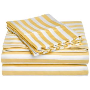 yellow stripe sheet set 3 in 1