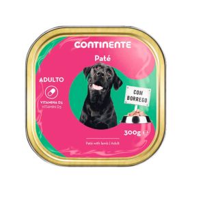 continente adulto pate com borrego 300g