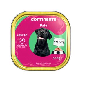 Alim cao Continente hm pate pato 300g