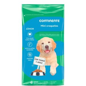  continente junior cao rico em frango em arroz 2kg