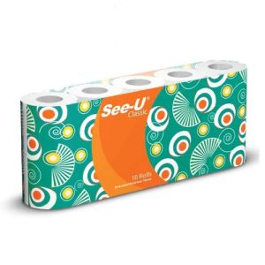 SEE-U CLASSIC EMBOSSED BATHROOM 10 ROLLS