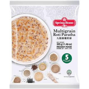 spring home multigrain paratha 325g 5pcs