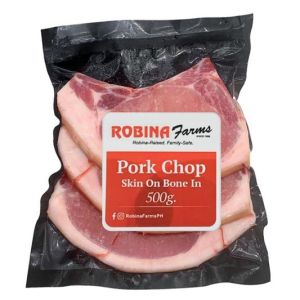 Pork chop Bone in 500g