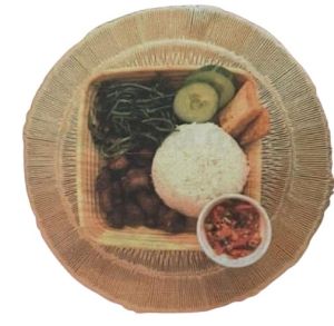 Nasi babi goreng/fried pork belly with rice