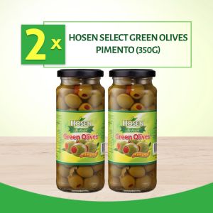 hosen green olives pimento 350g