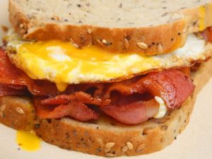 Egg and Bacon Sandwich