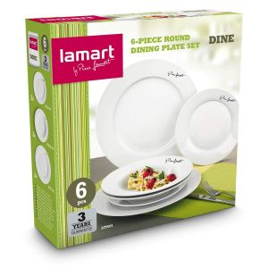 dining plate 6 pcs set RND 19/20/27cm #60209385