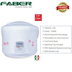 FABER RICE COOKER 2.8L #FRC 5028