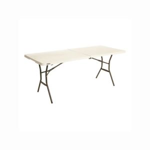 Lifetime table rectangle 6' BI-FOLD BLOW MOULD TRESTLE 80531 #3192213