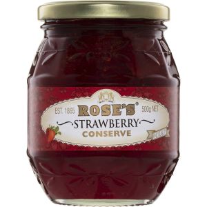 rose's strowberry conserve 500gr