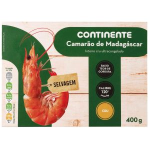 camarao selv madagascar 120+ continente 400g