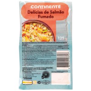 delicias salmao fumado s/gluten continente 125g