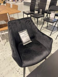 DHK  HELLEN DINING CHAIR  58X55X85CM BLACK 