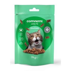 Continente adulto gato almofadas queijo 70g