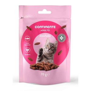 Continente Adulto Gato Almofadas Salmao 70gr