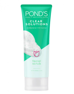 Pond's facial scrub clear solutions 100g